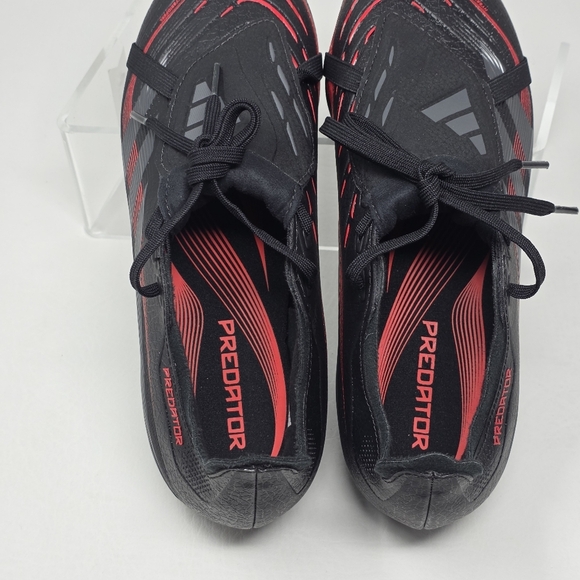Adidas Predator League FT FG/MG Men\'s Sz 6.5 Black Red Soccer Cleats ID1322 New main image 5